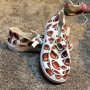 Football Print Casual Shoes
